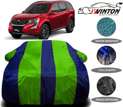 V VINTON Car Cover For Mahindra XUV 500 (With Mirror Pockets)(Green)