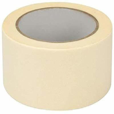 True-Ally 4 inch / 96 mm easy tear, residue free masking tape Handheld Masking tape (Manual)(Set of 1, Off white)