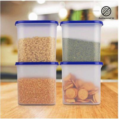 tuperwaare Polypropylene Grocery Container  - 1800 ml(Pack of 4, Blue)