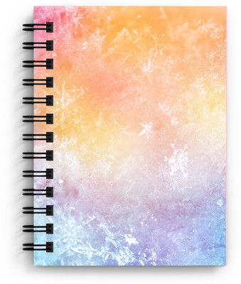 DIKRAFT Multicolor shdade printed handmade diary A5 Diary Unruled 150 Pages(Multicolor)