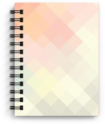 DIKRAFT criss cross print handmade diary A5 Diary Unruled 150 Pages(Multicolor)