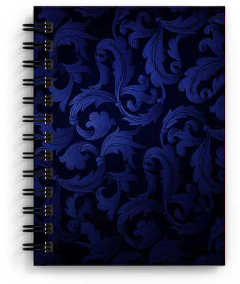 DIKRAFT Leaves print handmade diary A5 Diary Unruled 150 Pages(Multicolor)