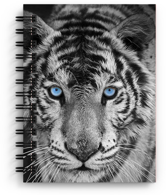 DI-KRAFT Tiger print handmade diary A5 Diary Unruled 150 Pages(Multicolor)