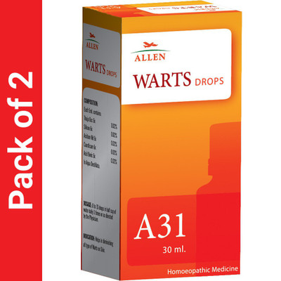 ALLEN A31 Warts Drops(2 x 30 ml)
