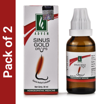 ADVEN Sinus Gold Drops(2 x 30 ml)