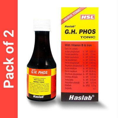HASLAB G.H. Phos Tonic Syrup(2 x 450 ml)