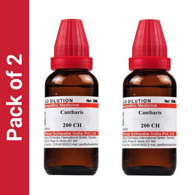 Dr.Willmar Schwabe India Calcarea Fluorica 30Ch 30Ml 30CH Liquid(2 x 30 ml)