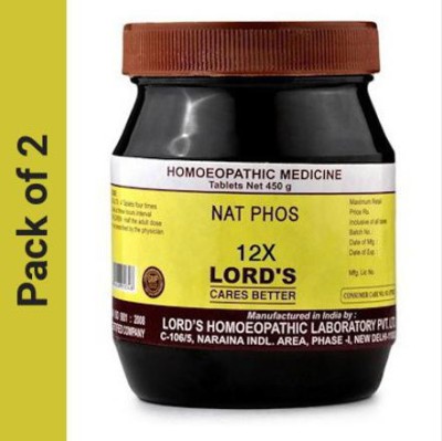 LORD'S Nat Phos 12X Tablets(2 x 450 g)