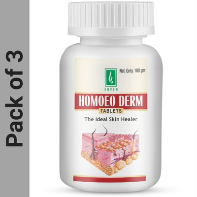 ADVEN Homoeo Derm Tablets(3 x 100 g)