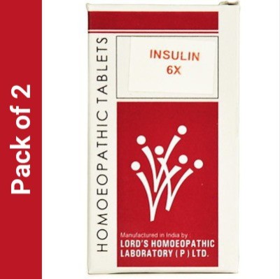 LORD'S Insulin 6X Tablets(2 x 25 g)