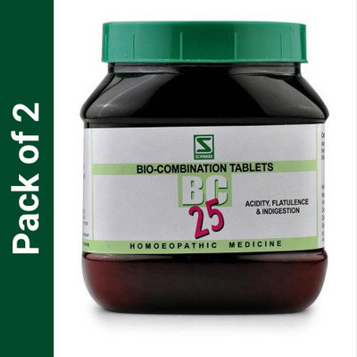 Dr.Willmar Schwabe India Bio-combination BC 25 Tablets(2 x 550 g)