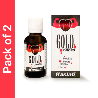 HASLAB Gold Drops Liquid(2 x 30 ml)