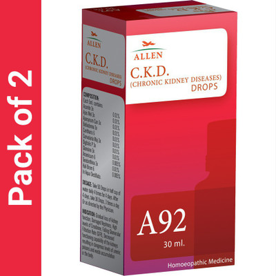 ALLEN A92 Chronic Kidney Diseases (C.K.D.) Drops(2 x 30 ml)