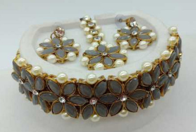 CATALYST Brass Copper Grey Jewellery Set(Pack of 1)