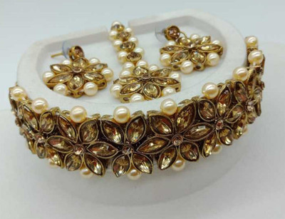 CATALYST Brass Gold-plated Gold Jewellery Set(Pack of 1)