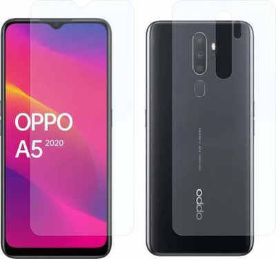 PR SMART Front and Back Tempered Glass for Oppo A5 2020(Pack of 2)