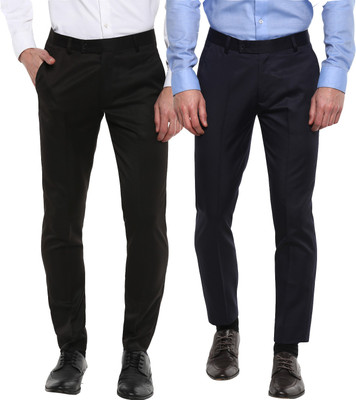 INSPIRE Slim Fit Men Multicolor Trousers