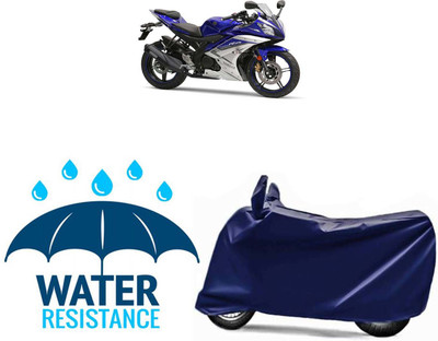 RONISH Waterproof Two Wheeler Cover for Yamaha(YZF R15 S, Blue)