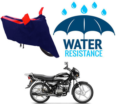 RONISH Waterproof Two Wheeler Cover for Hero(Splendor, Blue, Red)
