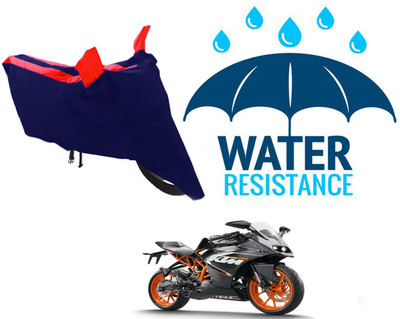 RONISH Waterproof Two Wheeler Cover for KTM(RC 200, Blue, Red)