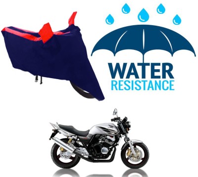 RONISH Waterproof Two Wheeler Cover for Honda(CB 400, Blue, Red)