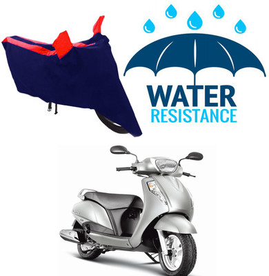RONISH Waterproof Two Wheeler Cover for Suzuki(Access 125, Blue, Red)