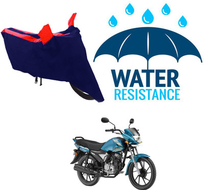 Mdstar Two Wheeler Cover for Yamaha(Saluto RX, Blue, Red)