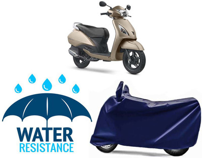 RONISH Waterproof Two Wheeler Cover for TVS(Jupiter, Blue)
