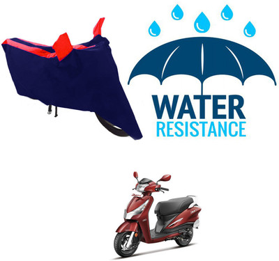 Mdstar Waterproof Two Wheeler Cover for Hero(Destini 125, Blue, Red)