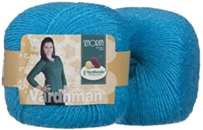 Vardhman Wool Senorita 200 gm Wool Ball Hand Knitting Wool/Art Craft Soft Fingering Crochet Hook Yarn, Needle Acrylic Knitting Yarn (Sky Blue)
