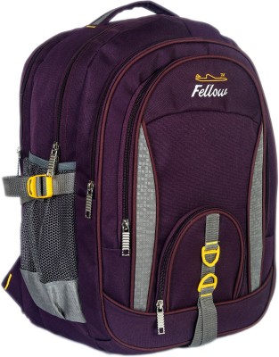 fellow Large 45 L Laptop Backpack Large 45L Unisex Laptop Backpack |School Bag| |College Bag||Backpack| Waterproof Backpack(Purple, 45 L)