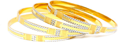 JAIRA GOLD Alloy Gold-plated Bangle Set