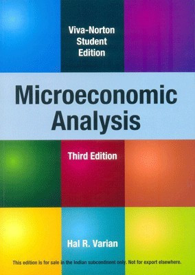 Microeconomic Analysis(English, Paperback, Varian Hal R.)
