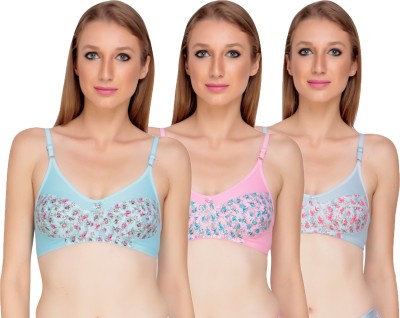 Liigne Women Everyday Lightly Padded Bra(Multicolor)