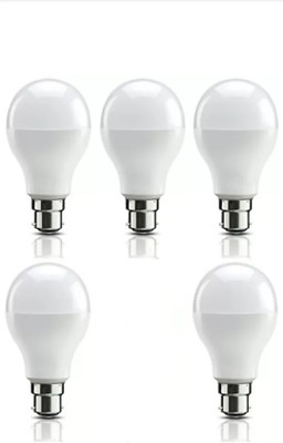 SHIVANGI LIGHTS 9 W Basic Standard B22 LED Bulb(White, Pack of 5)