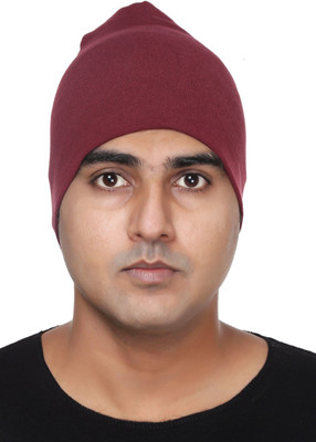 IM UNIQUE Solid Beanie Cap