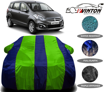 V VINTON Car Cover For Maruti Suzuki Ertiga (With Mirror Pockets)(Green)