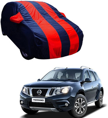 ABS AUTO TREND Car Cover For Nissan Terrano (With Mirror Pockets)(Multicolor)