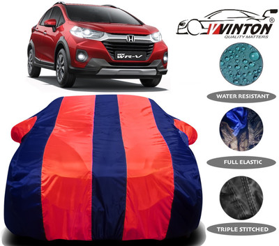 V VINTON Car Cover For Honda WR-V (With Mirror Pockets)(Red)