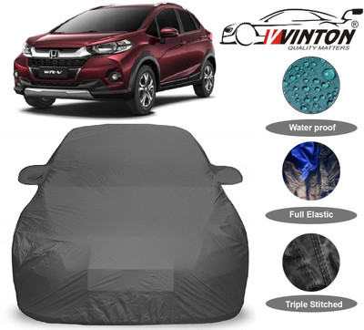 V VINTON Car Cover For Honda WRV (With Mirror Pockets)(Grey)