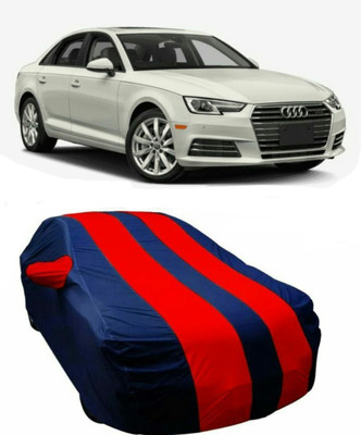 V VINTON Car Cover For Audi A4 (With Mirror Pockets)(Red, Blue)