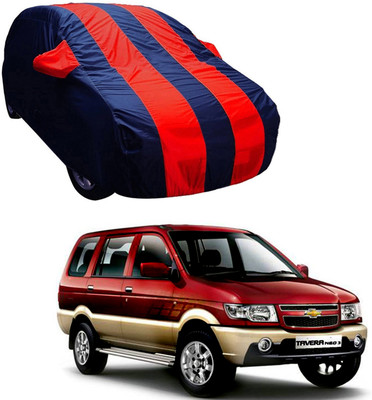 ABS AUTO TREND Car Cover For Chevrolet Tavera (With Mirror Pockets)(Multicolor)