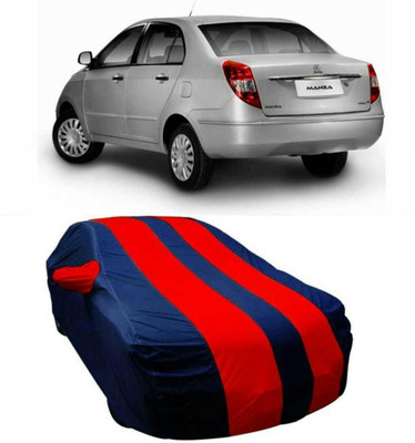 V VINTON Car Cover For Tata Manza (With Mirror Pockets)(Multicolor)