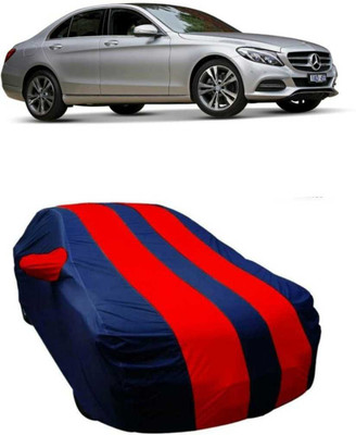 V VINTON Car Cover For Mercedes Benz C200 (With Mirror Pockets)(Red, Blue)