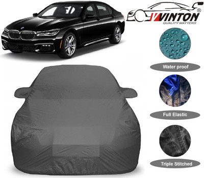 V VINTON Car Cover For BMW 7 Series (With Mirror Pockets)(Grey)