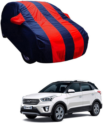 ABS AUTO TREND Car Cover For Hyundai Creta (With Mirror Pockets)(Multicolor)