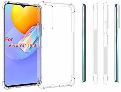 welldesign Bumper Case for VIVO Y51(Transparent, Grip Case, Silicon, Pack of: 1)