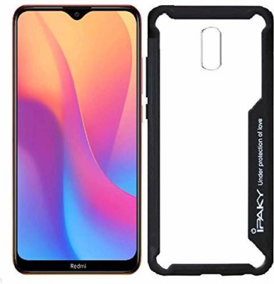 TempGlow Back Cover for Mi Poco X2, Mi Redmi K30(Black, Transparent, Grip Case, Pack of: 1)