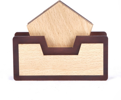 Nexat Hexagon Reversible Wood Coaster Set(Pack of 6)