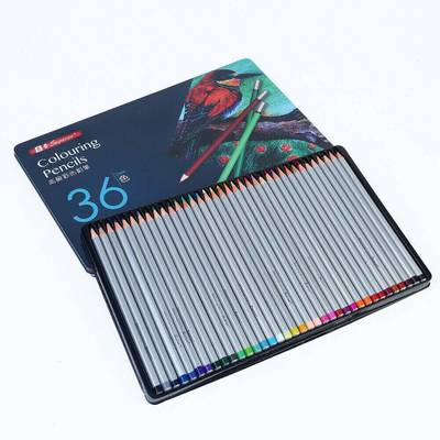 Chrome Superior 36Pce Artist Colour Pencils in Metal Tin Drawing and Sketching Hexagonal Shaped Color Pencils  (Set of 36, Multicolor)